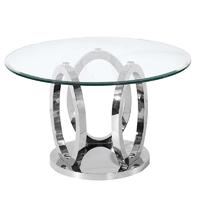 Stainless Steel Tempered Living Room Glass Coffee Table Sets